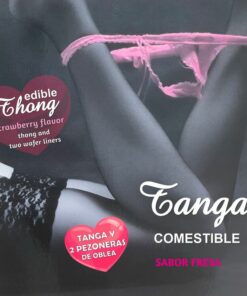 HOTFLOWERS - PERIZOMA IN WAFER E 2 COPRICETTE PER RAGAZZA GUSTO FRAGOLA