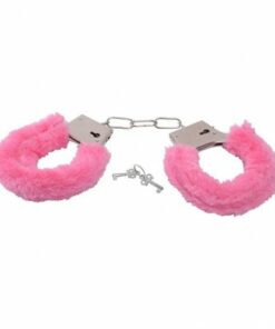 MANETTE CON PELLICCIA SINTETICA BONDAGE CUFFS FETISH COSTRITTIVO PINK
