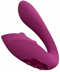 VIBRATORE VAGINALE YUKI DUAL MOTOR G-SPOT VIBRATOR WIGHT MASSAGING BEADS PINK