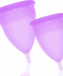 STERCUP - COPPA MESTRUALE IN SILICONE FDA TAGLIA S + L LILLA